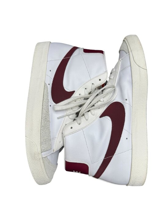 Nike Blazer Mid '77 Vintage White Team Red High Top Sneaker BQ6806-111, Size 12 - Picture 6 of 10